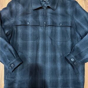 Saks fifth avenue full zip wool Jacket - men’s xl